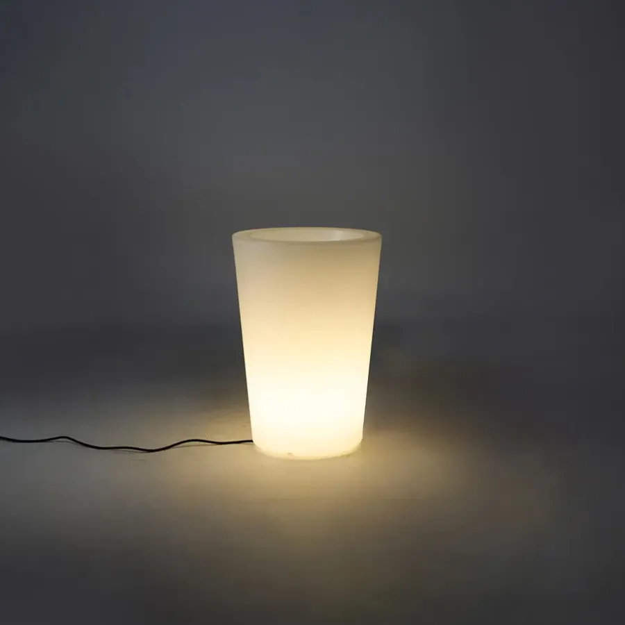 Staande Lampen-QAZQA staande buitenlampen verano wit e27