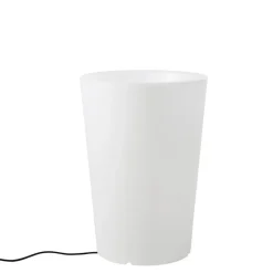 Staande Lampen-QAZQA staande buitenlampen verano wit e27
