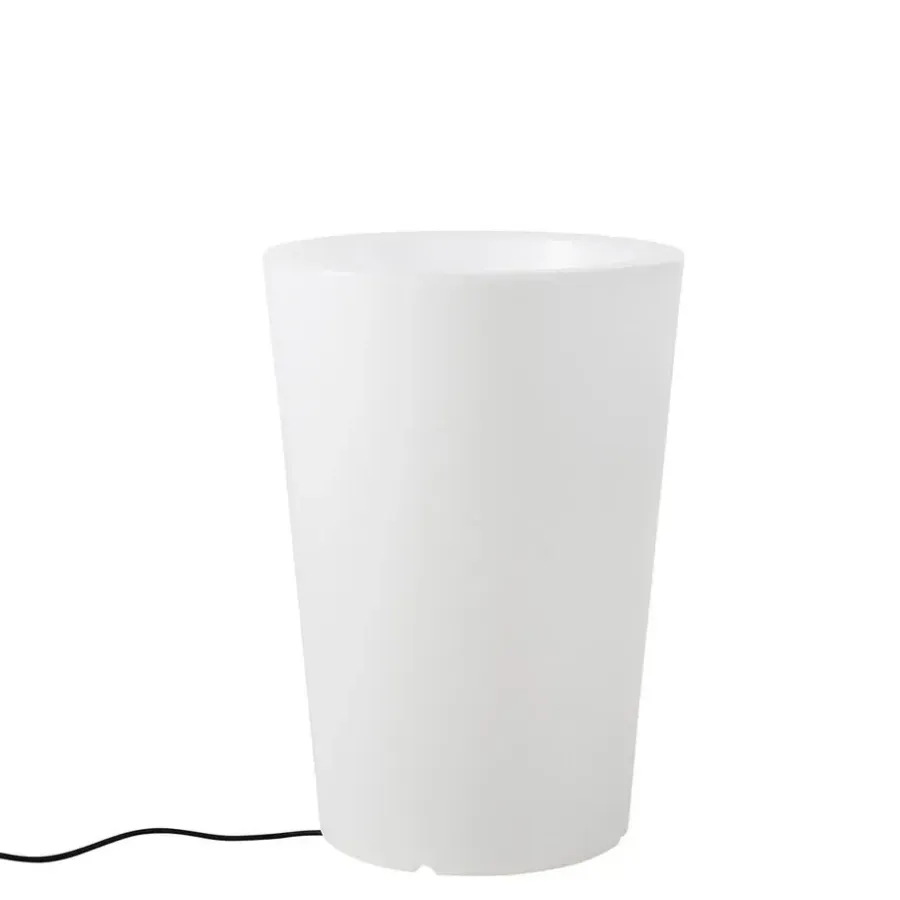 Staande Lampen-QAZQA staande buitenlampen verano wit e27