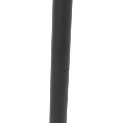 QAZQA staande buitenlampen charlois zwart e27
