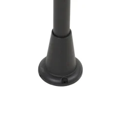 QAZQA staande buitenlampen charlois zwart e27