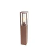 QAZQA staande buitenlampen charlois bronskleurig e27