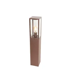 QAZQA staande buitenlampen charlois bronskleurig e27