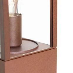 QAZQA staande buitenlampen charlois bronskleurig e27