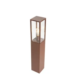 QAZQA staande buitenlampen charlois bronskleurig e27