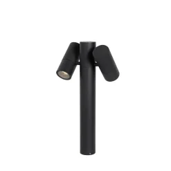 QAZQA staande buitenlampen duo zwart gu10