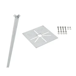 QAZQA staande buitenlampen charlois zwart e27