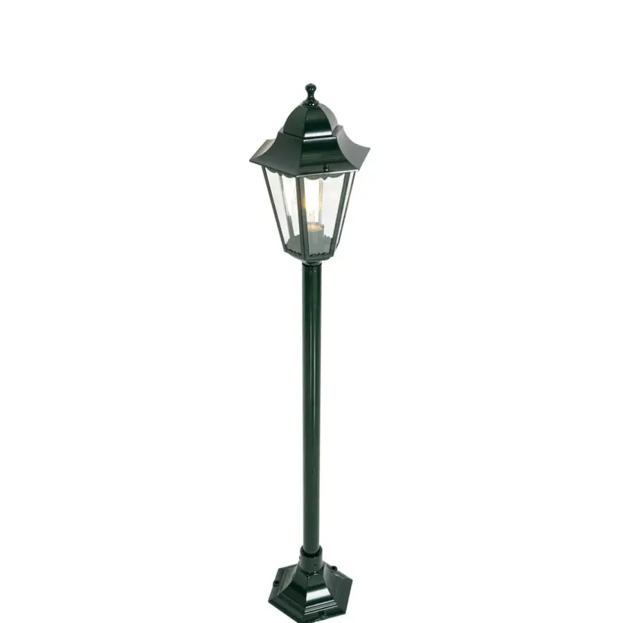 QAZQA staande buitenlampen new orleans groen e27