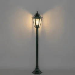 QAZQA staande buitenlampen new orleans groen e27