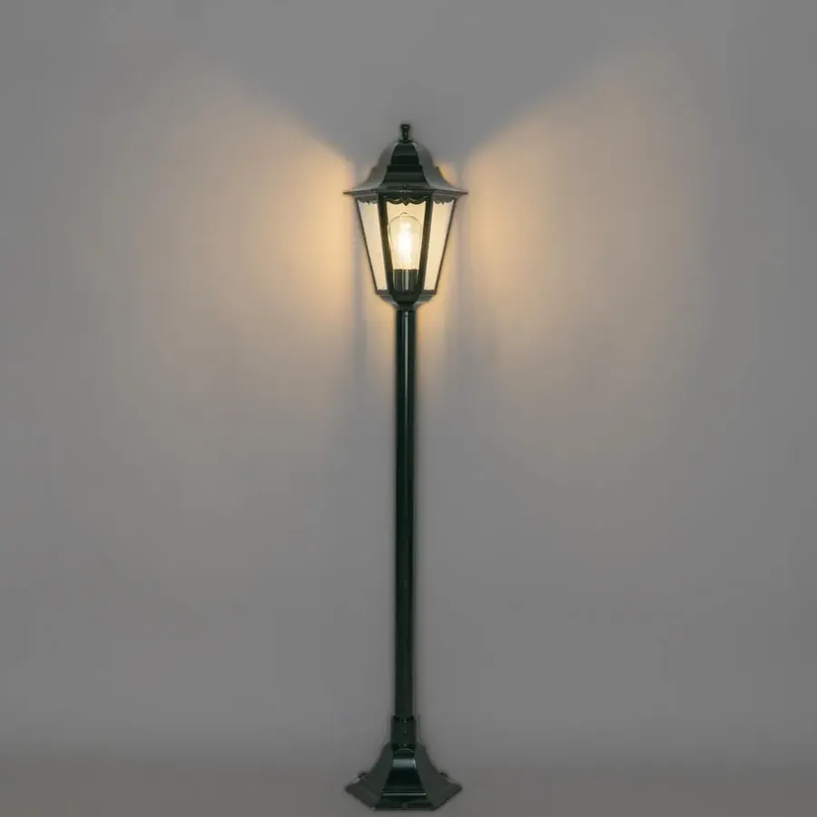 QAZQA staande buitenlampen new orleans groen e27