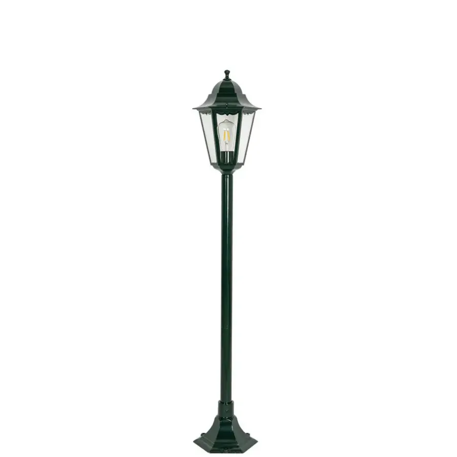 QAZQA staande buitenlampen new orleans groen e27