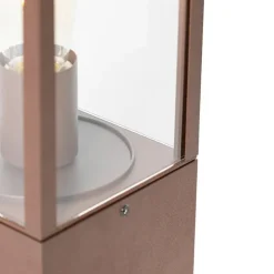 QAZQA staande buitenlampen charlois bronskleurig e27