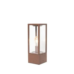 QAZQA staande buitenlampen charlois bronskleurig e27