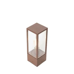 QAZQA staande buitenlampen charlois bronskleurig e27