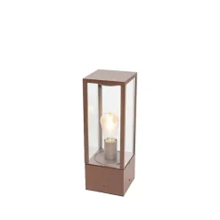 QAZQA staande buitenlampen charlois bronskleurig e27