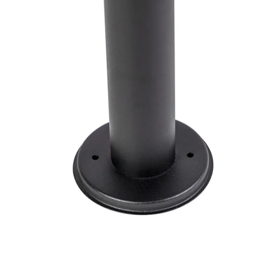 Staande Lampen-QAZQA staande buitenlampen gleam zwart e27