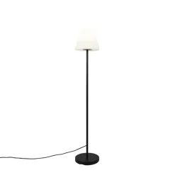 Staande Lampen-QAZQA staande buitenlampen virginia zwart e27