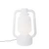 Staande Lampen-QAZQA staande buitenlampen storm wit e27