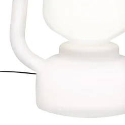 Staande Lampen-QAZQA staande buitenlampen storm wit e27