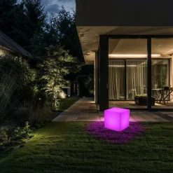 Staande Lampen-QAZQA staande buitenlampen nura wit e27