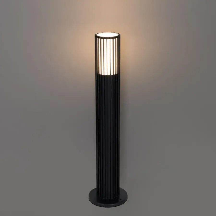 Staande Lampen-QAZQA staande buitenlampen boris zwart gu10