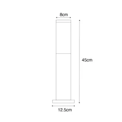 Staande Lampen-QAZQA staande buitenlampen malios bruin e27