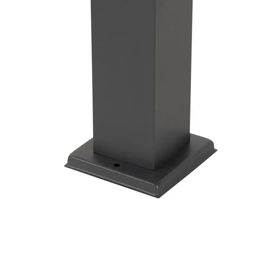 Staande Lampen-QAZQA staande buitenlampen malios bruin e27