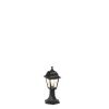Staande Lampen-QAZQA staande buitenlampen capital zwart e27
