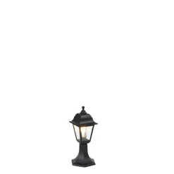 Staande Lampen-QAZQA staande buitenlampen capital zwart e27