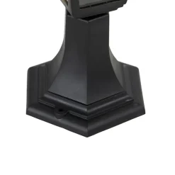 Staande Lampen-QAZQA staande buitenlampen capital zwart e27