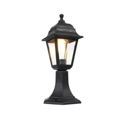 Staande Lampen-QAZQA staande buitenlampen capital zwart e27