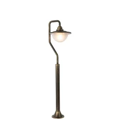 QAZQA staande buitenlampen bruges goudkleurig e27