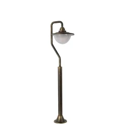 QAZQA staande buitenlampen bruges goudkleurig e27