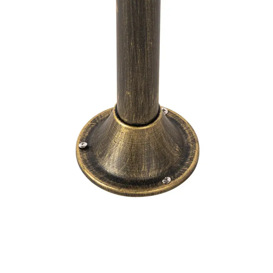 QAZQA staande buitenlampen bruges goudkleurig e27