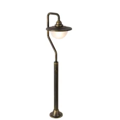 QAZQA staande buitenlampen bruges goudkleurig e27