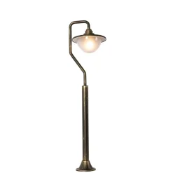 QAZQA staande buitenlampen bruges goudkleurig e27