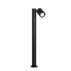 Buitenverlichting|Staande Lampen-QAZQA staande buitenlampen solo zwart gu10