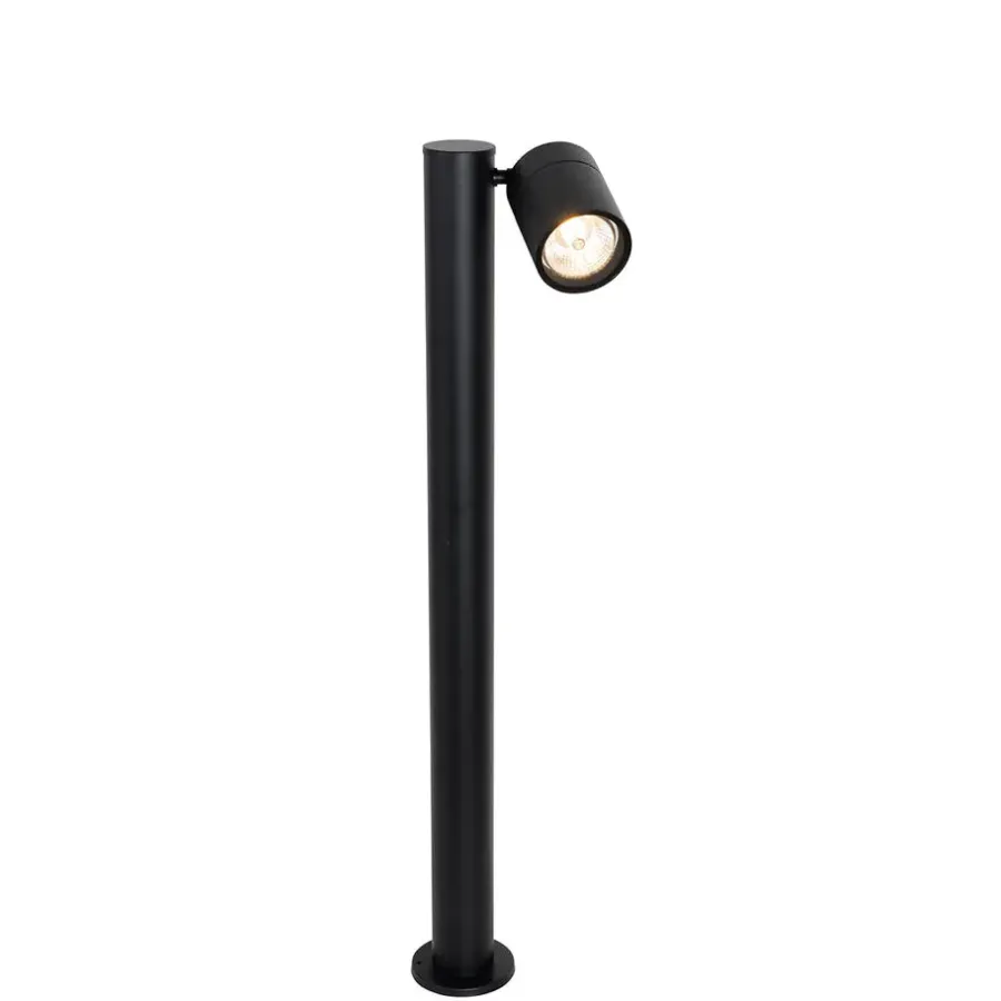 Buitenverlichting|Staande Lampen-QAZQA staande buitenlampen solo zwart gu10