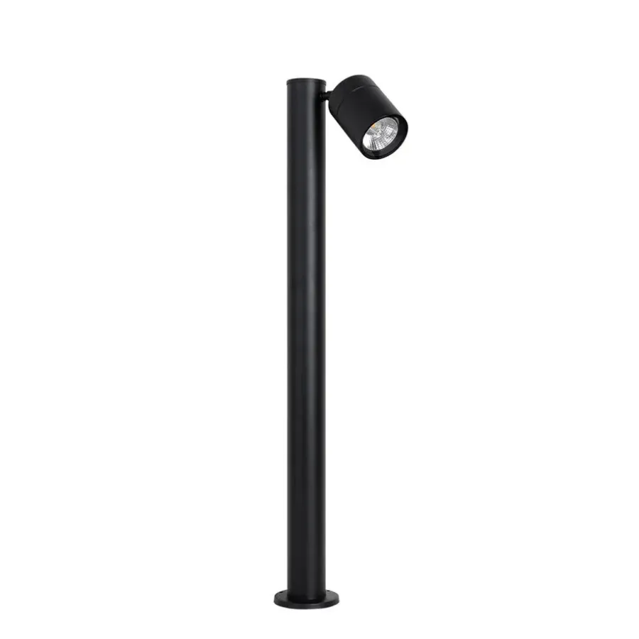 Buitenverlichting|Staande Lampen-QAZQA staande buitenlampen solo zwart gu10