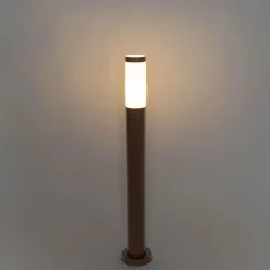 QAZQA staande buitenlampen rox bronskleurig e27