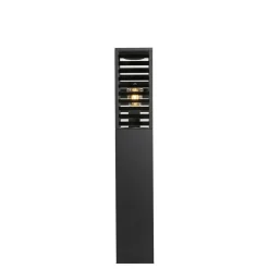QAZQA staande buitenlampen reims zwart e27