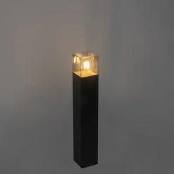 Buitenverlichting|Staande Lampen-QAZQA staande buitenlampen denmark zwart e27