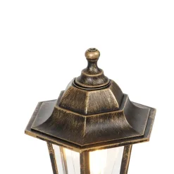 Staande Lampen-QAZQA staande buitenlampen new haven goudkleurig e27