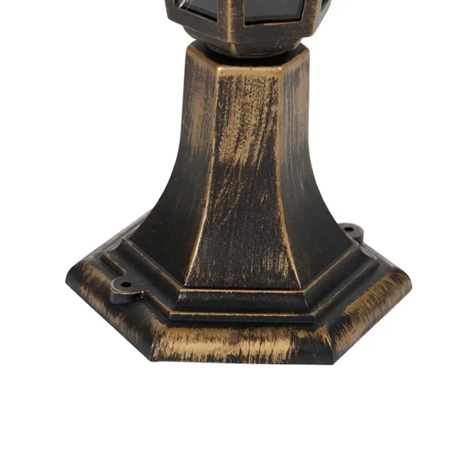 Staande Lampen-QAZQA staande buitenlampen new haven goudkleurig e27