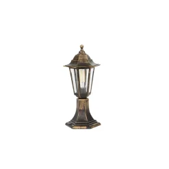Staande Lampen-QAZQA staande buitenlampen new haven goudkleurig e27