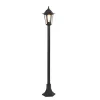 QAZQA staande buitenlampen new haven zwart e27