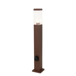 QAZQA staande buitenlampen malios bronskleurig e27