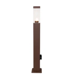QAZQA staande buitenlampen malios bronskleurig e27