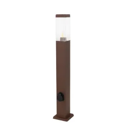 QAZQA staande buitenlampen malios bronskleurig e27