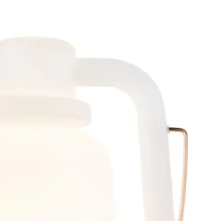 Staande Lampen-QAZQA staande buitenlampen storm wit e27